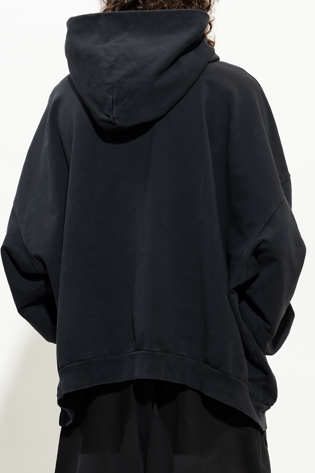 BALENCIAGA フーディーxs Black Oversize hoodie Balenciaga - Golden Goose bandana-patch